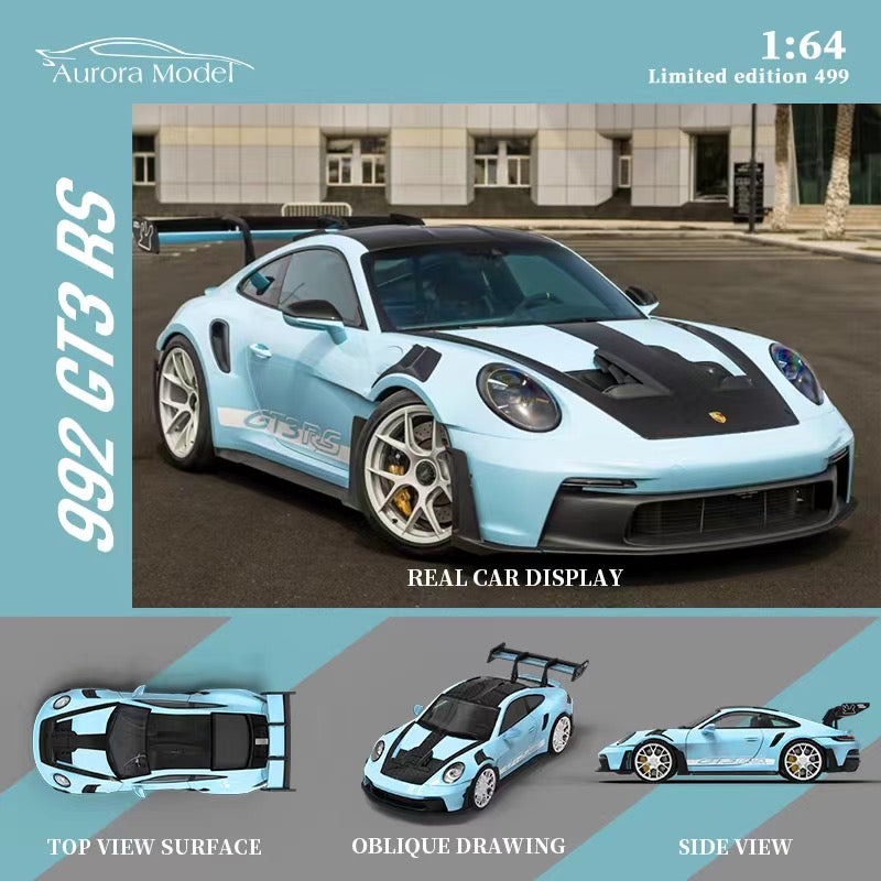 Aurora Model Porsche 992 GT3 RS Blue