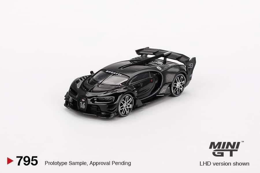 Mini GT Bugatti Vision Gran Turismo Black #795