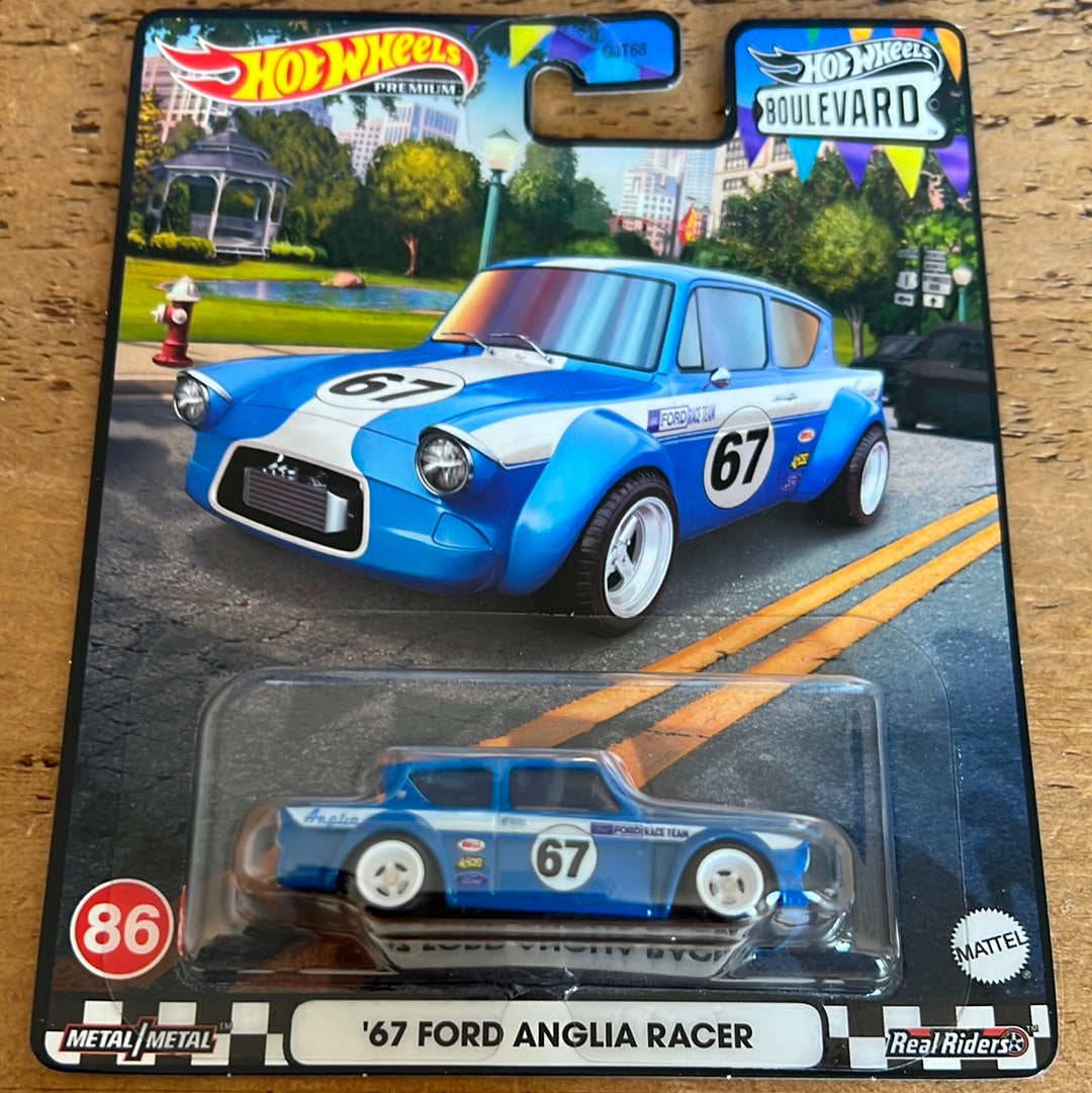 Hot Wheels Premium Boulevard 67 Ford Anglia Racer