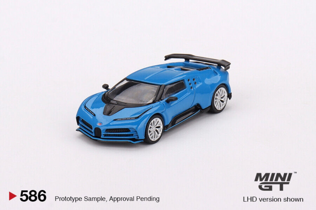 Mini GT Bugatti Centodieci Blu #586