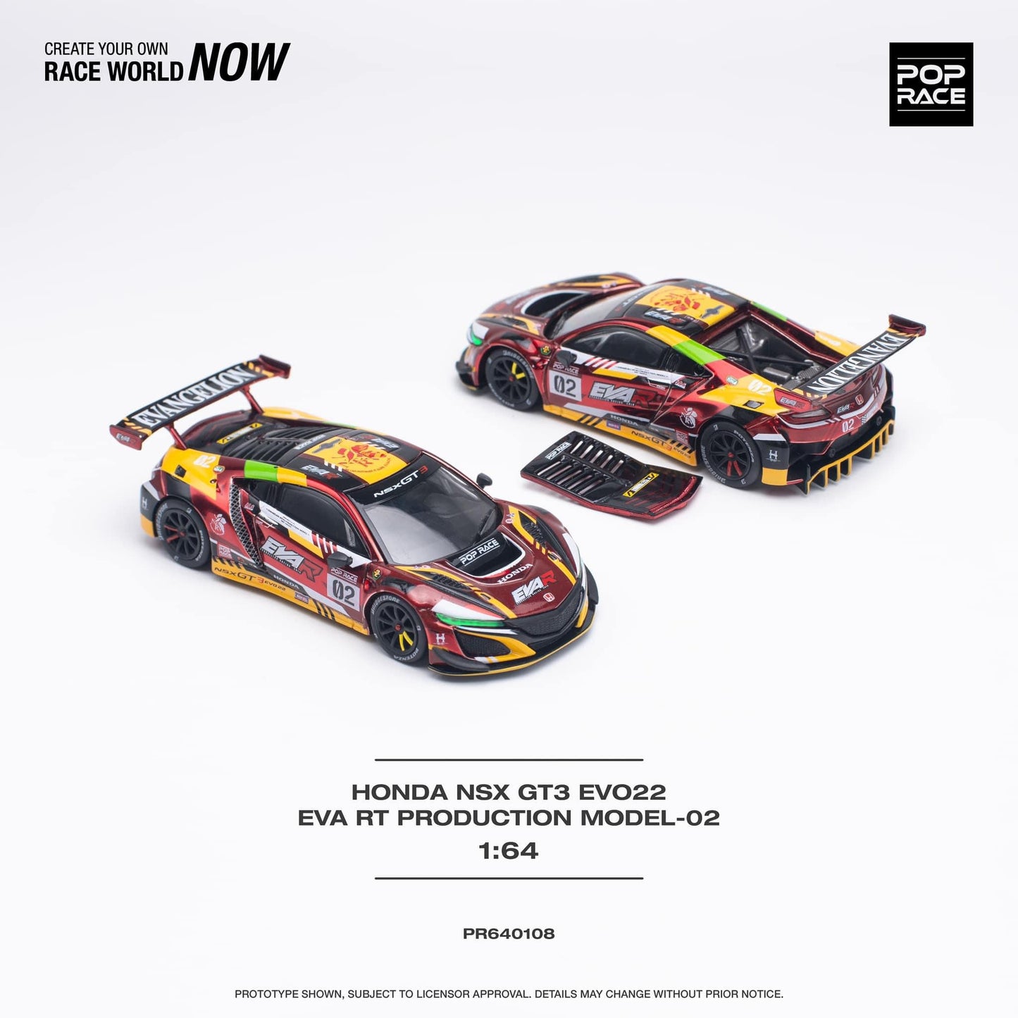 Pop Race Honda NSX GT3 EVA RT Production Model 02
