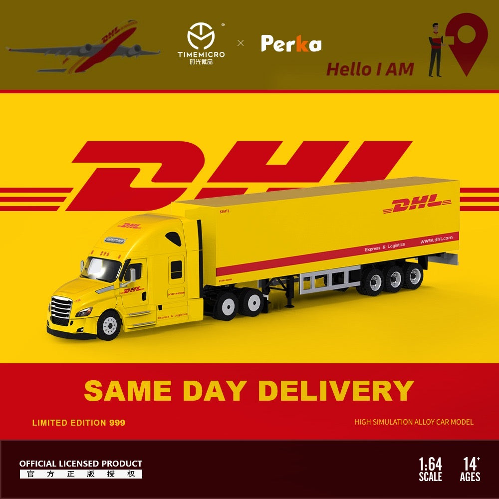 Time Micro x Perka Freightliner Truck & Trailer DHL