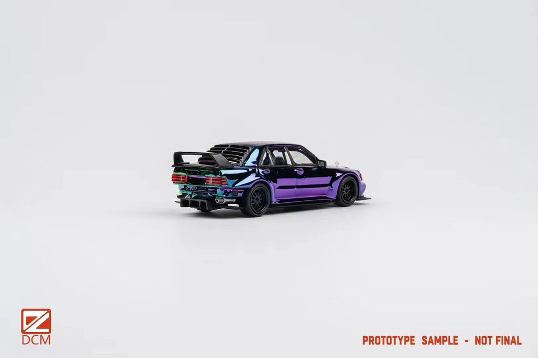 DCM Model Mercedes Benz 190E Restomod Electroplated Purple