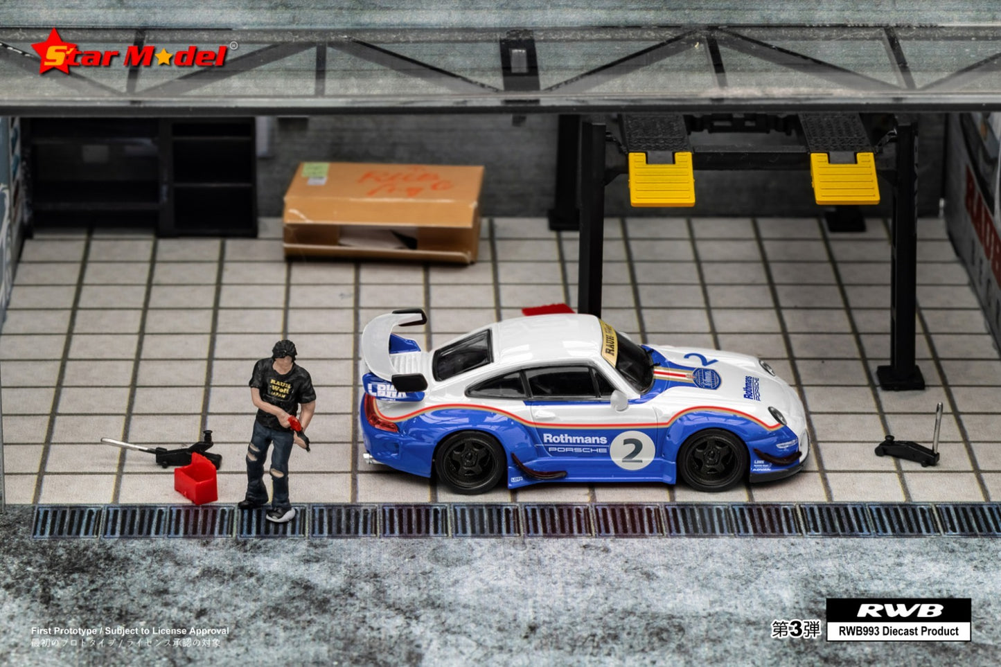 Star Model Porsche 993 RWB Rothmans
