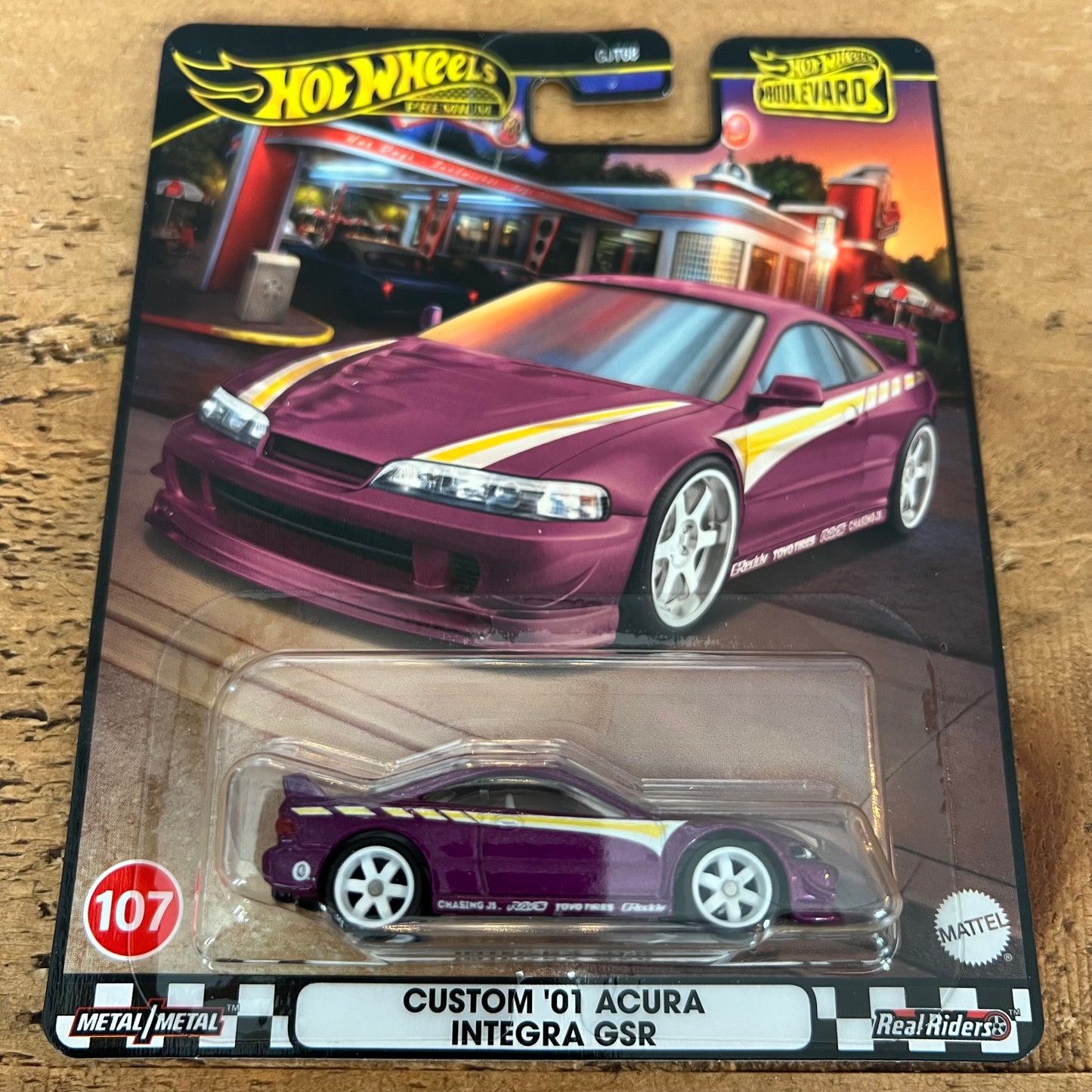Hot Wheels Premium Boulevard Custom ‘01 Acura Integra GSR