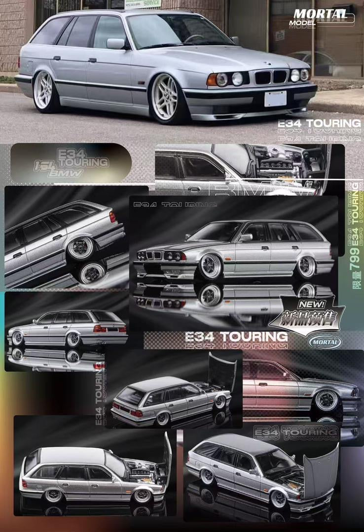 Mortal Models BMW E34 Touring Silver Modified