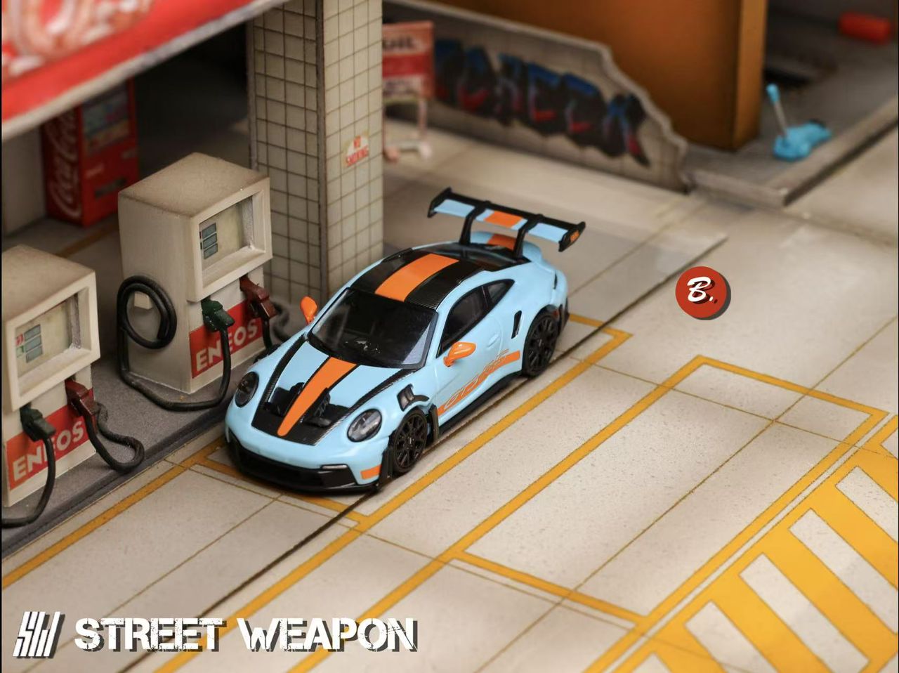 Street Warrior Gulf Porsche 992 GT3 RS
