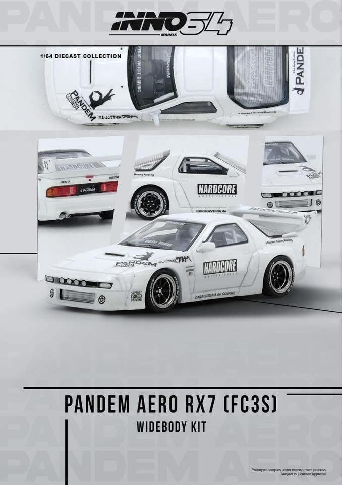 Inno64 Mazda RX7 FC3S Pandem Aero