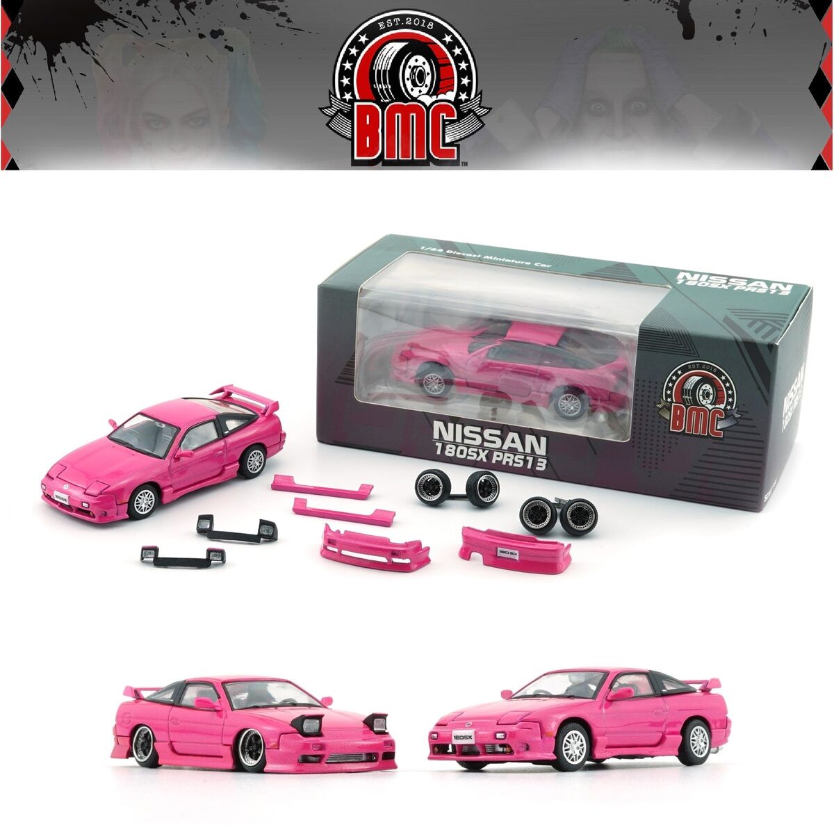 BM Creations Nissan 180SX S13 Pink