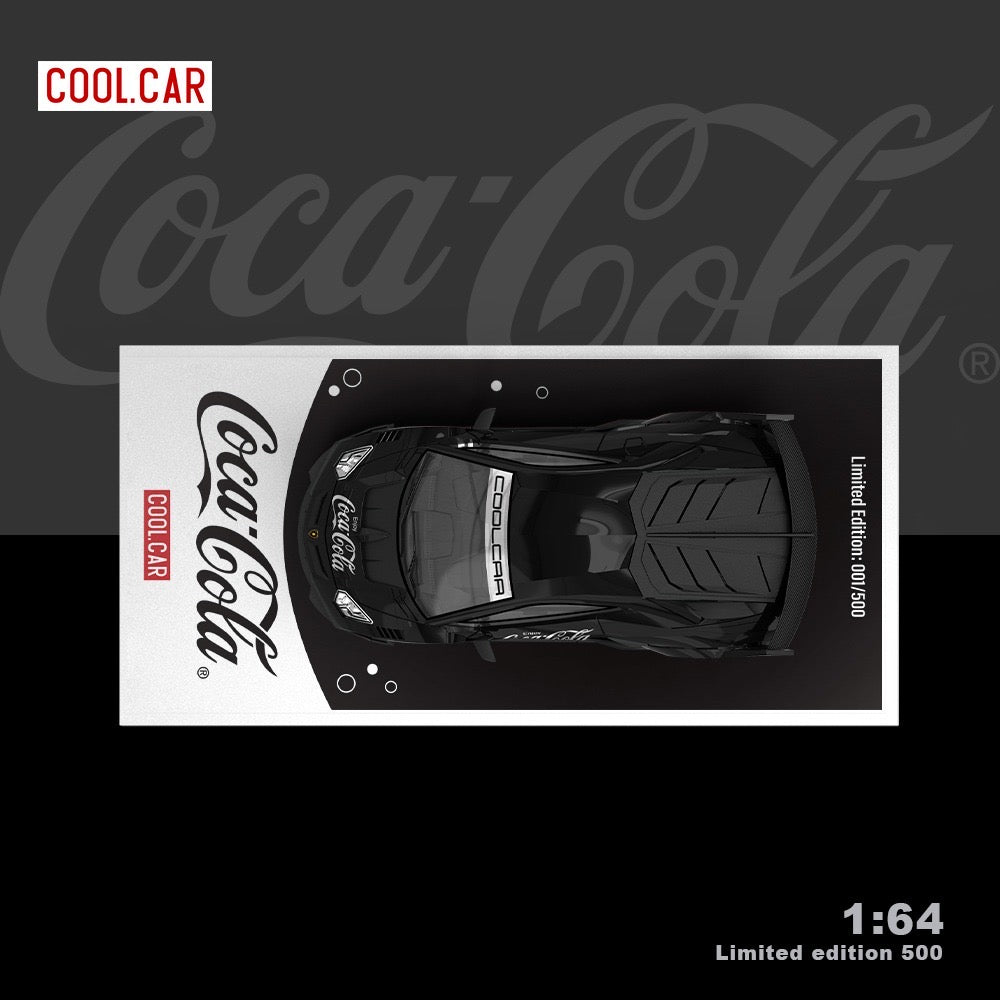 Cool Car Coca Cola Lamborghini Aventador GT EVO Black
