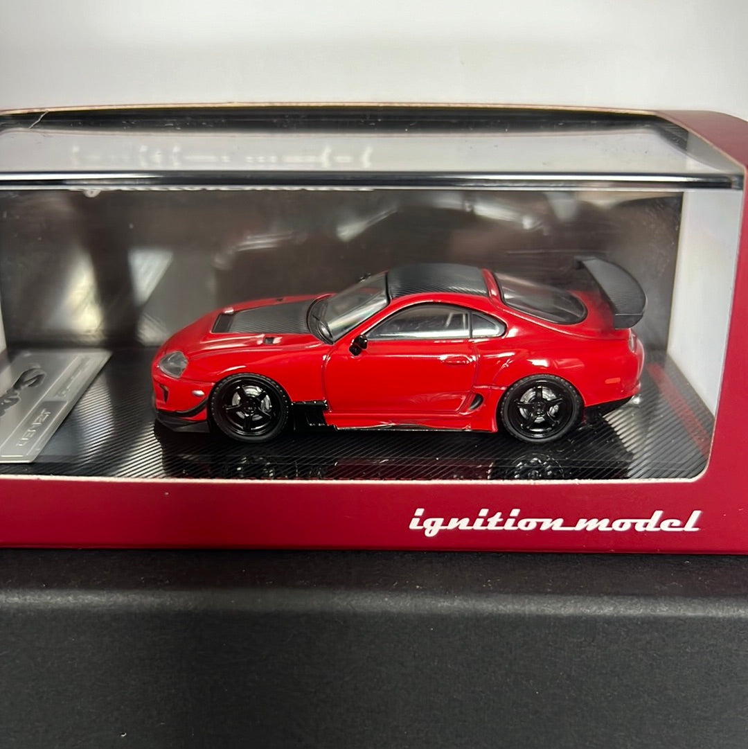 Ignition Model Toyota Supra RZ JZA80 Red