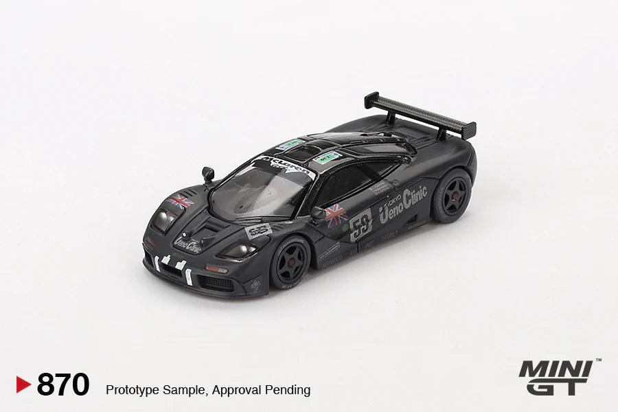 Mini GT McLaren F1 GTR 1995 Le Mans 24 Hrs Winner Post Race Weathered #870