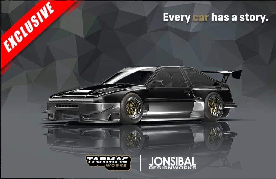 Tarmac Works Toyota Sprinter Trueno AE86 Widebody Malaysia Special Edition