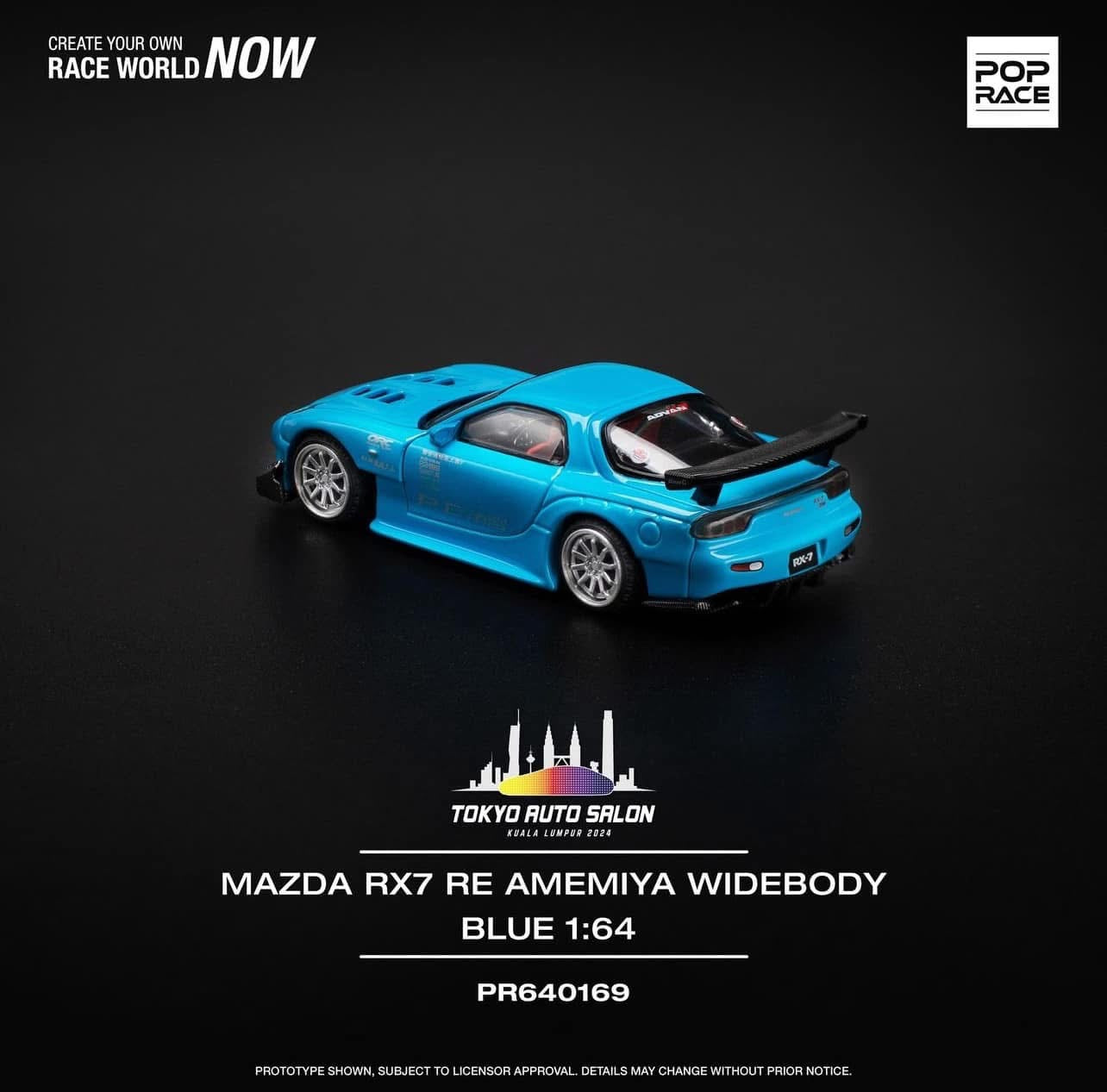 Pop Race Mazda RX7 Amemiya Tokyo Auto Salon 2024