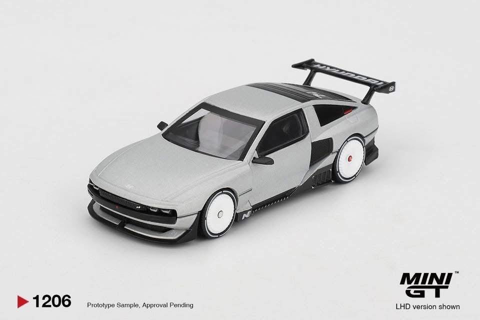 Mini GT Korea Exclusive Hyundai N Vision 74 Vision Silver #1207