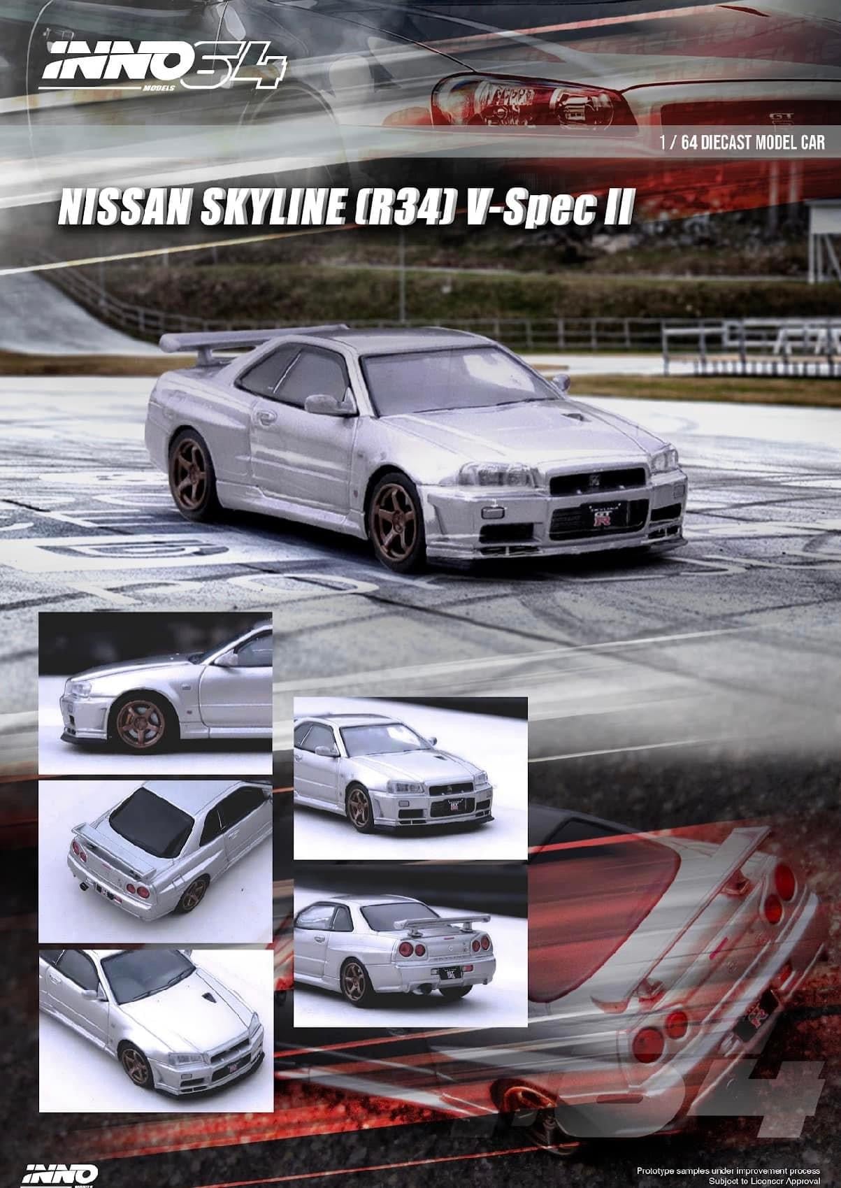 Inno64 Nissan Skyline R34 GTR V Spec II
