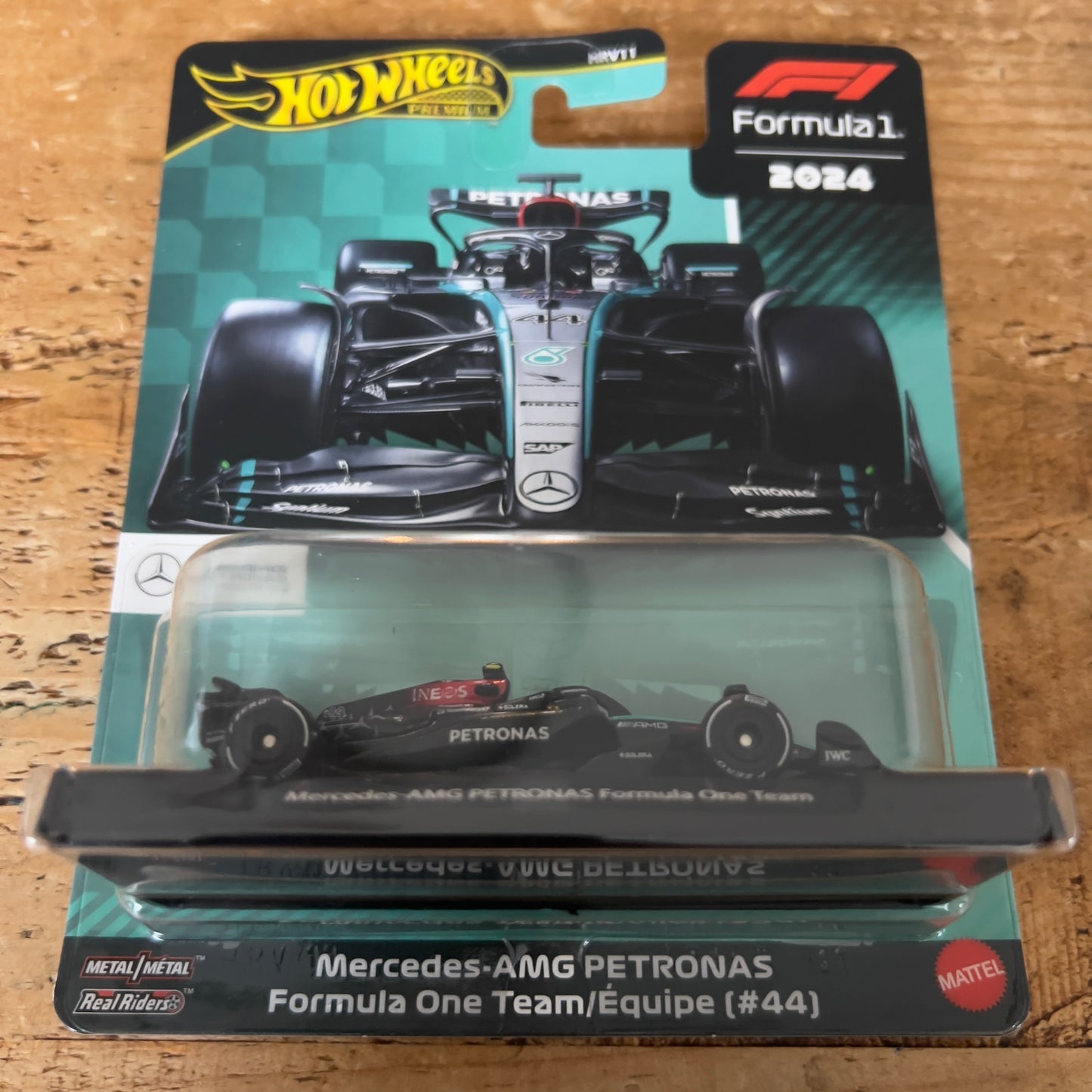 Hot Wheels Premium Formula 1 Mercedes AMG Petronas #44 Lewis Hamilton