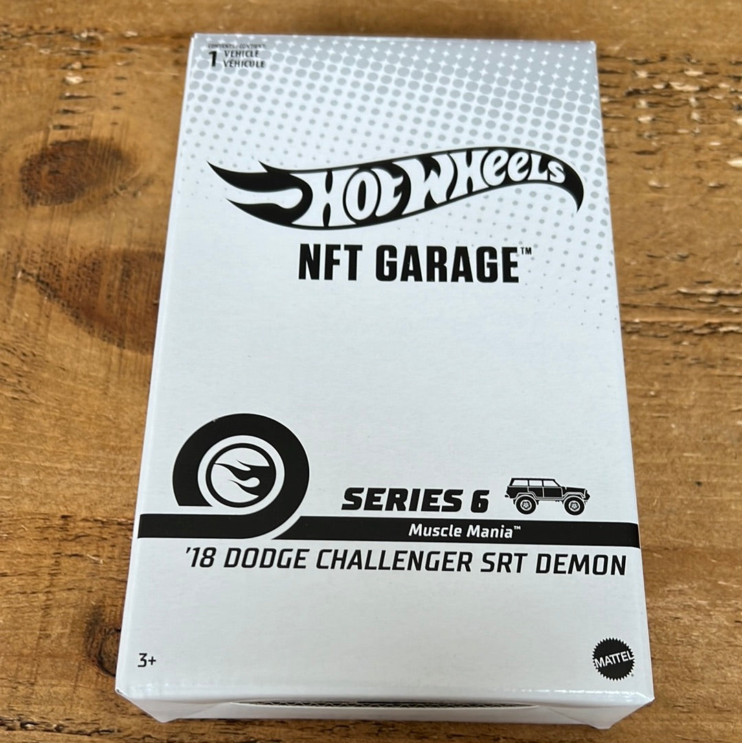 Hot Wheels NFT 18’ Dodge Challenger SRT Demon