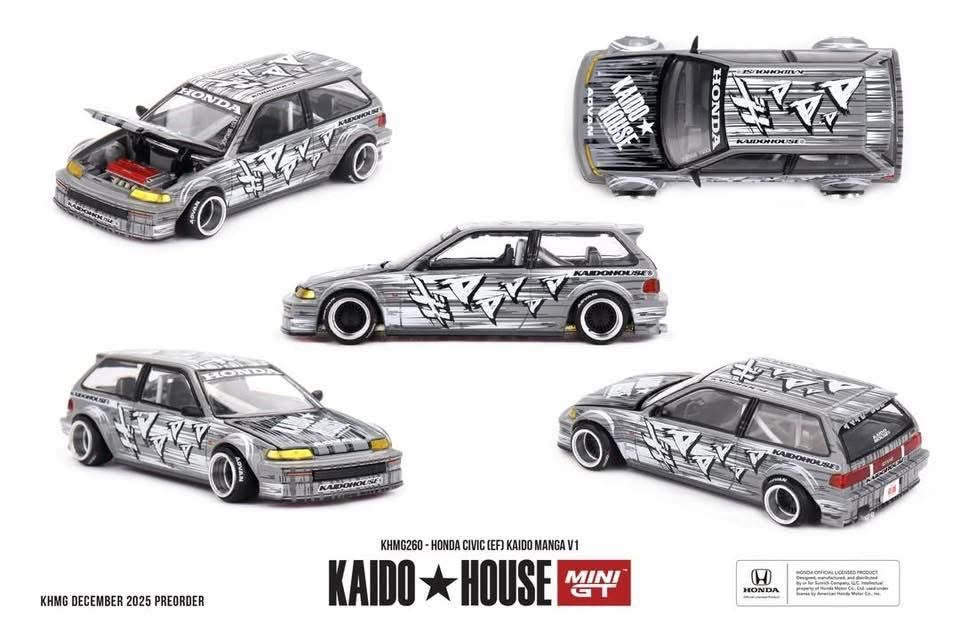 Mini GT x Kaido House Honda Civic EF Manga V1 #260