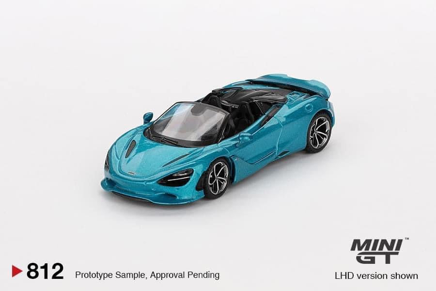 Mini GT McLaren 750S Spider Belize Blue #812