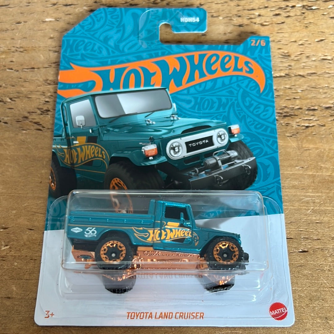 Hot Wheels US Exclusive Pearl & Chrome Toyota Land Cruiser