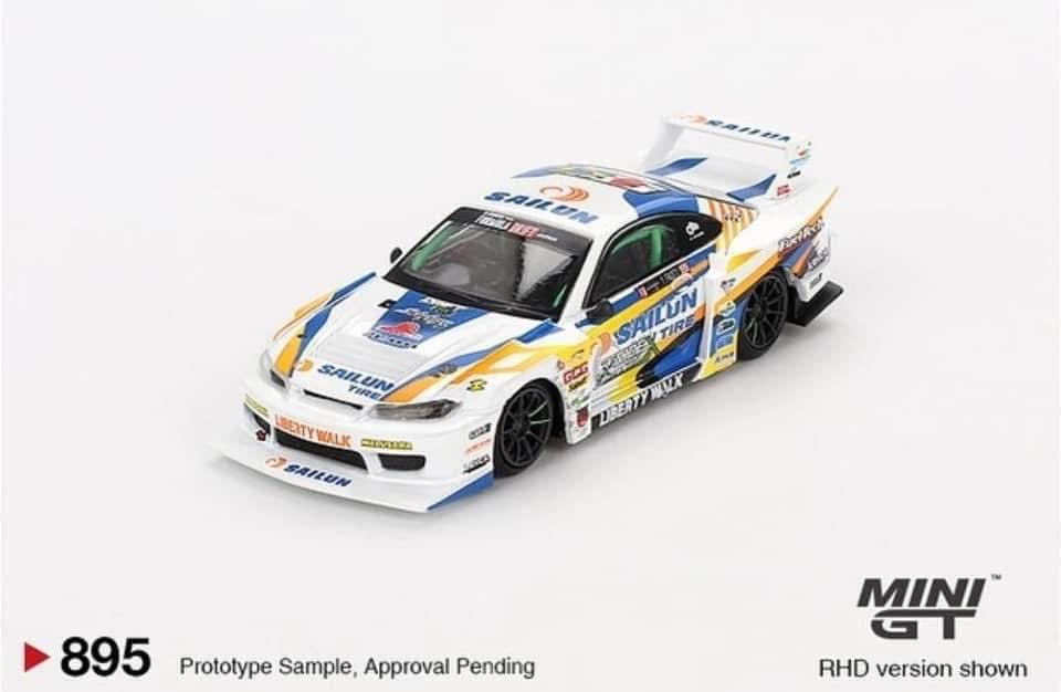 Mini GT Nissan Silvia S15 LB Super Silhouette Formula Drift #895