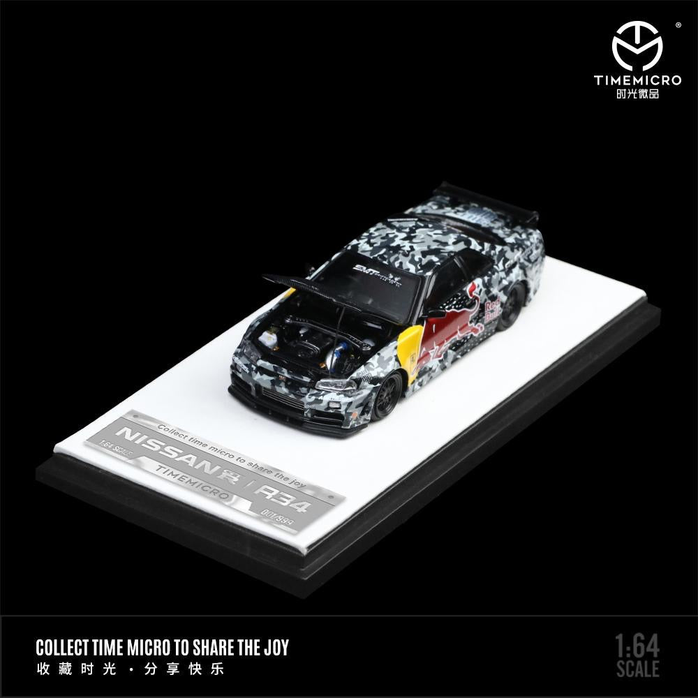 Time Micro Nissan Skyline R34 GTR Red Bull