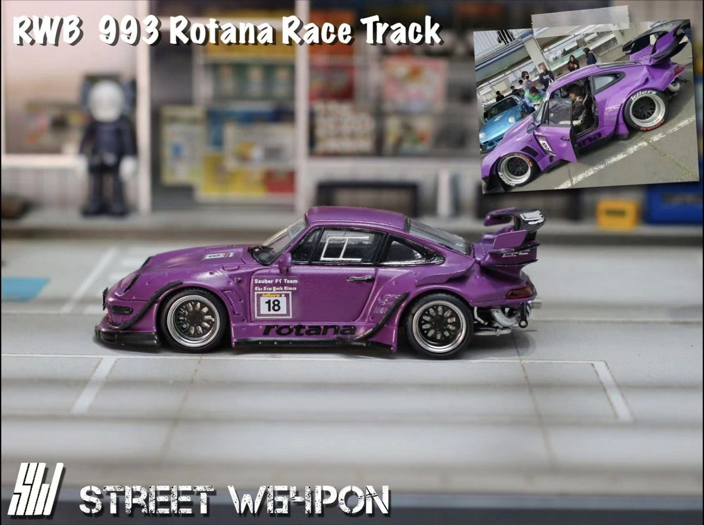 Street Weapon Porsche 993 RWB Rotana Track Edition