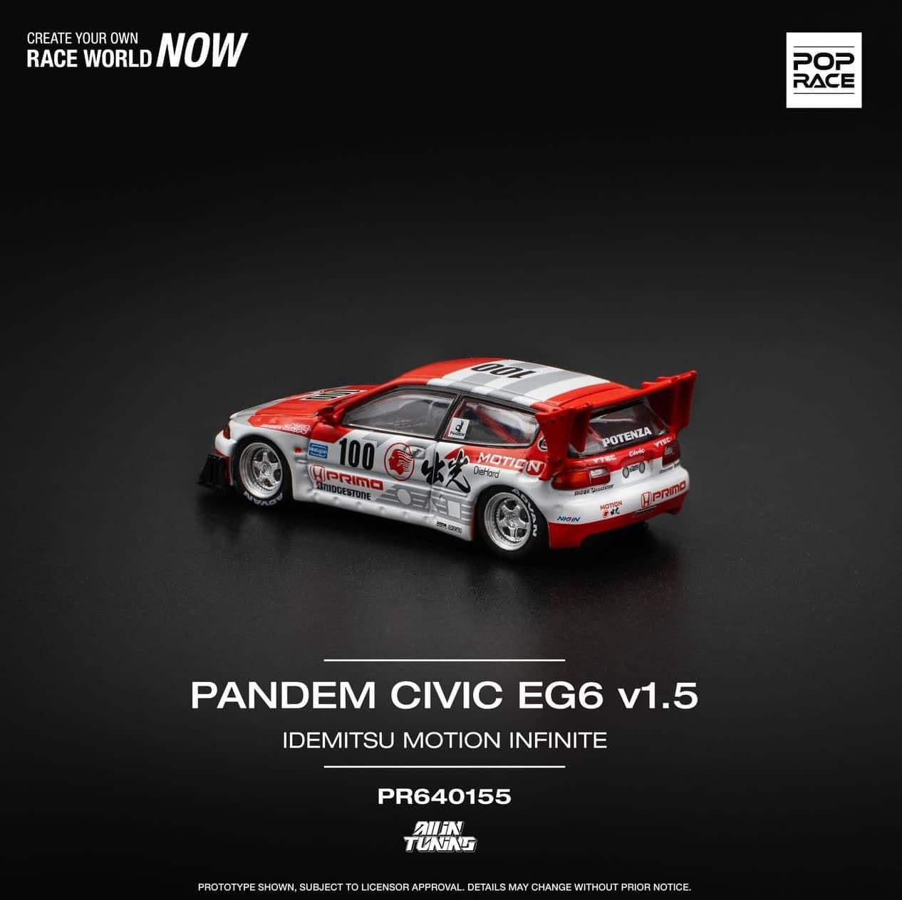 Pop Race Honda Civic EG6 Pandem All In Tuning Special Edition