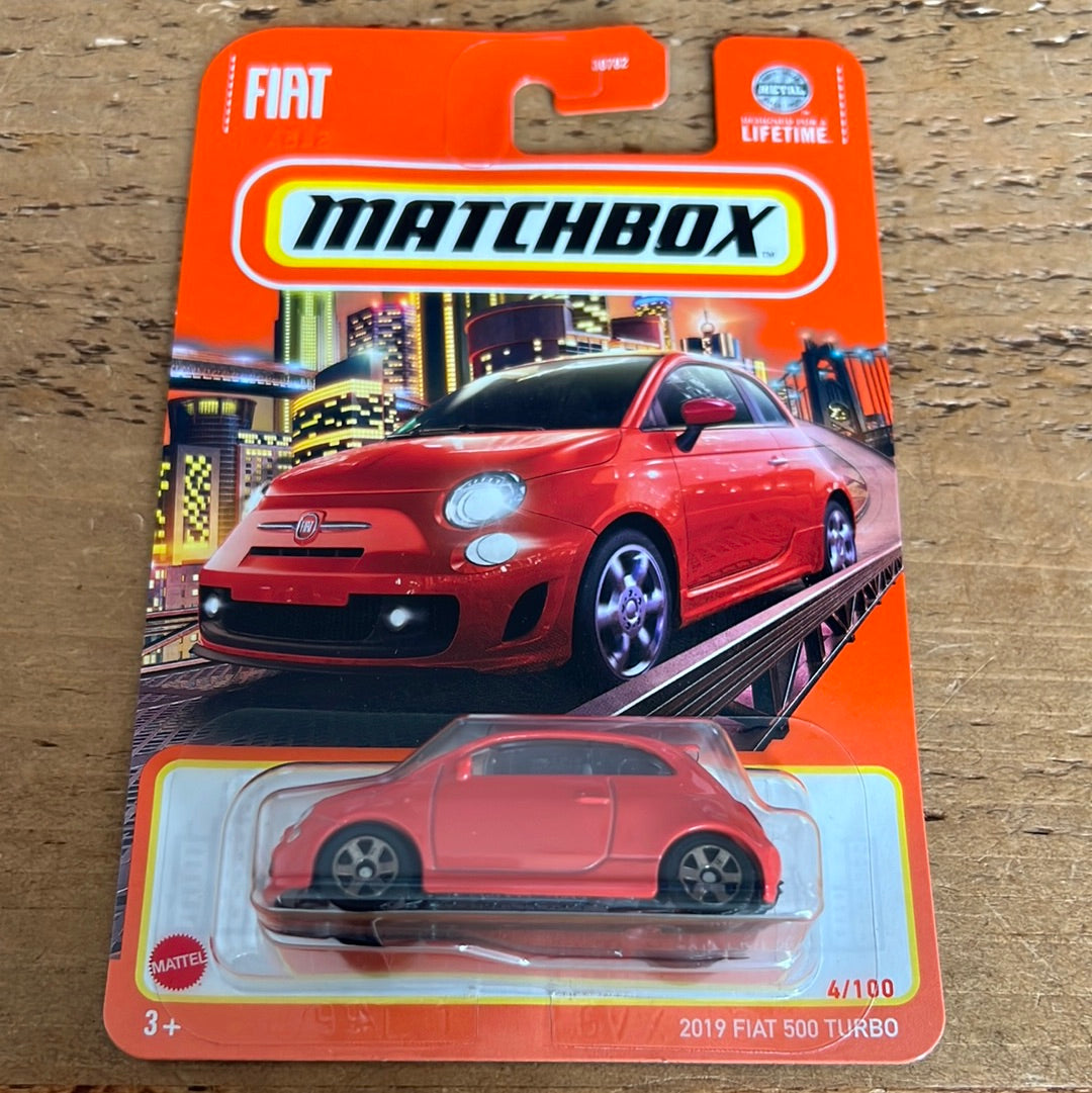 Matchbox 2019 Fiat 500 Turbo