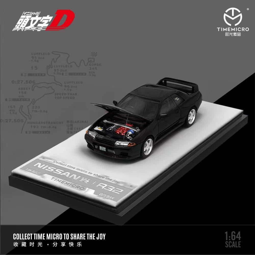 Timemicro Inital D Nissan Skyline R32 GTR Black
