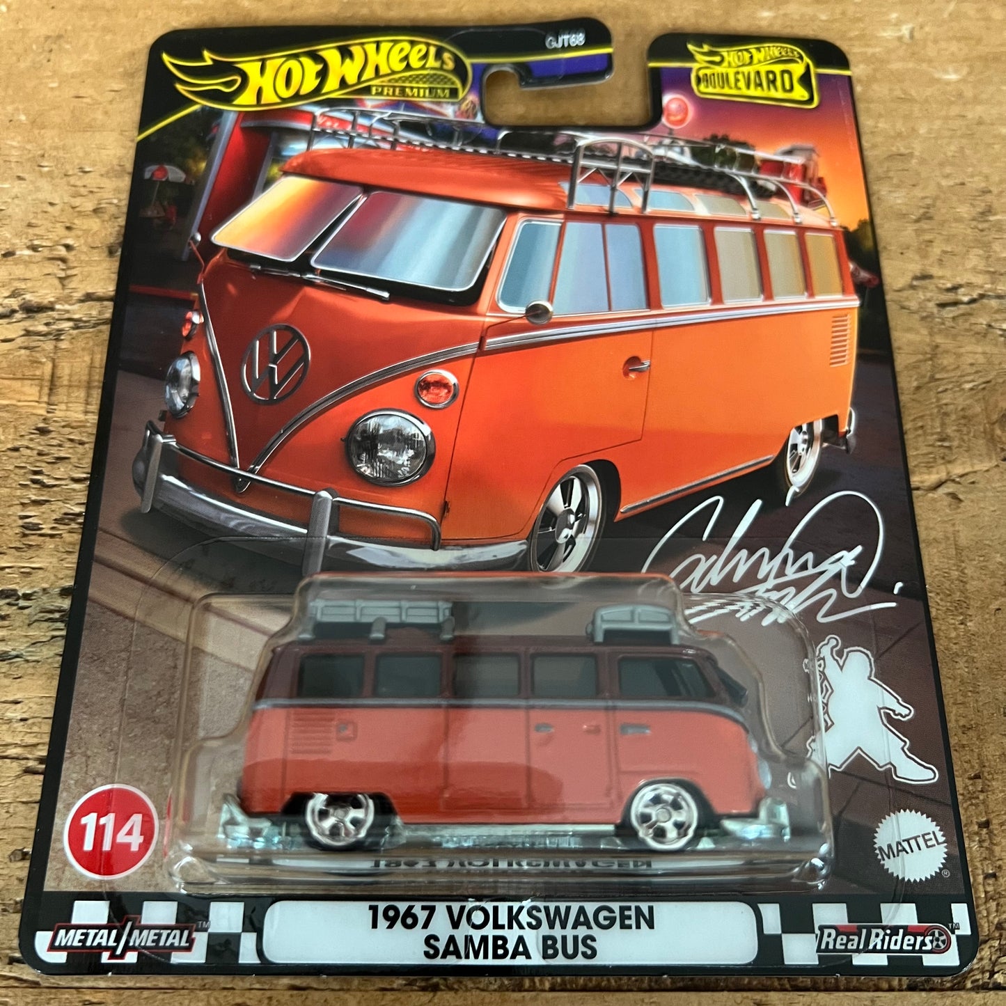 Hot Wheels Premium Boulevard 1967 Volkswagen Samba Bus