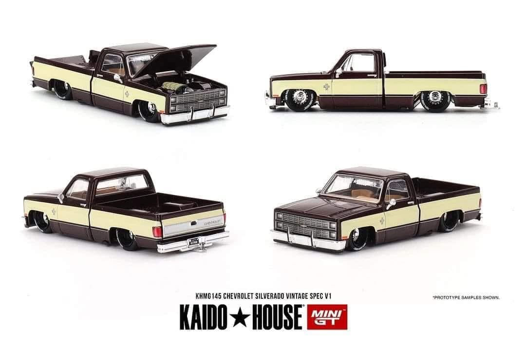 Mini GT x Kaido House Chevrolet Silverado Vintage Spec #145