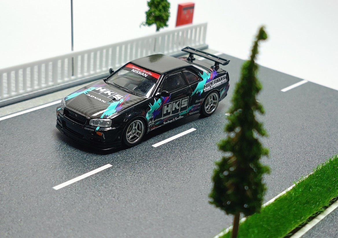 Model Collect Nissan Skyline R34 GTR HKS