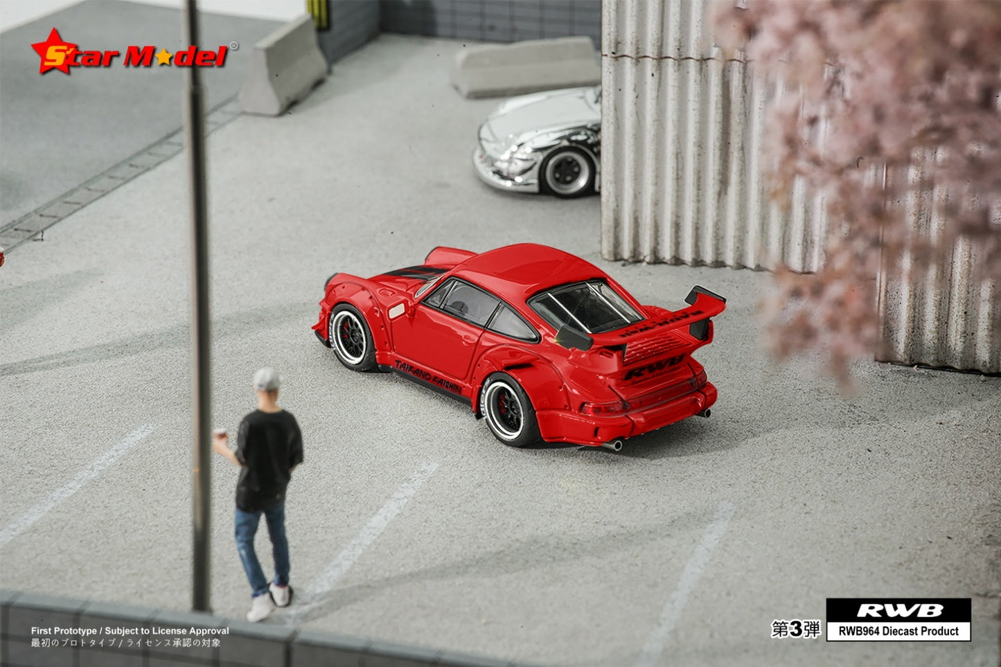 Star Model Porsche 964 RWB Red