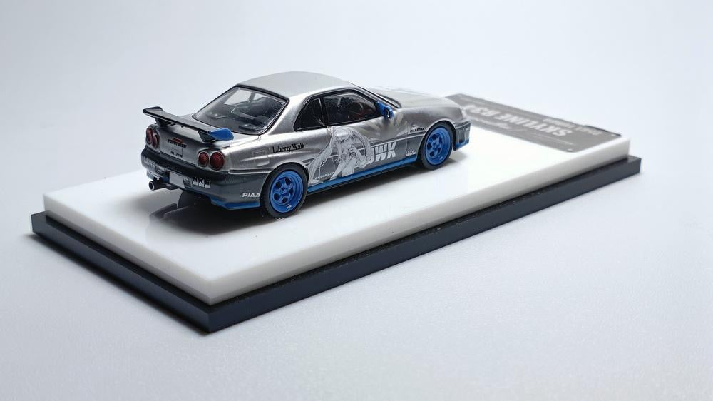 Model Collect Nissan Skyline R34 GTT Silver
