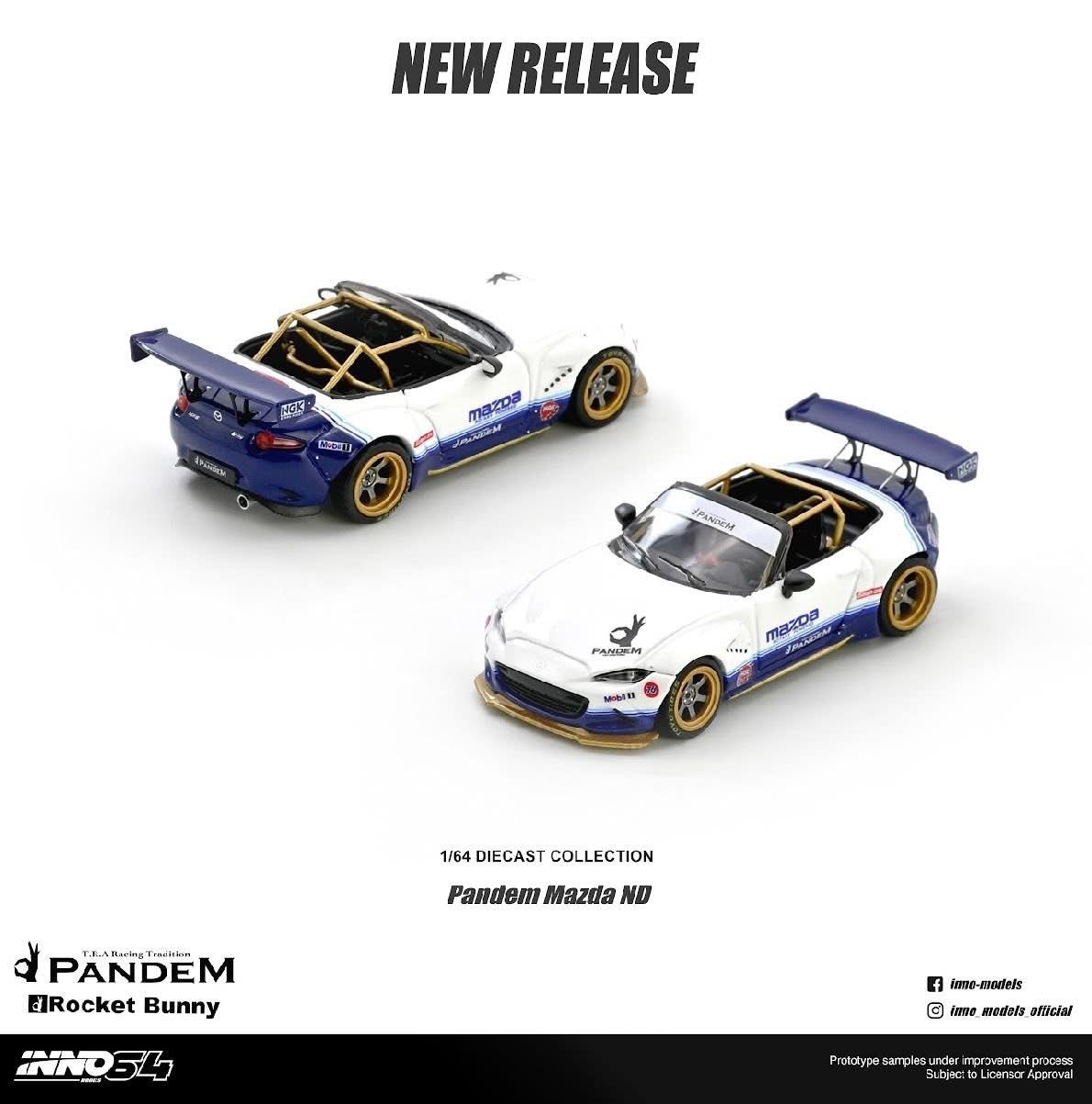 Inno64 Mazda MX5 ND Miata Pandem Rocket Bunny V1