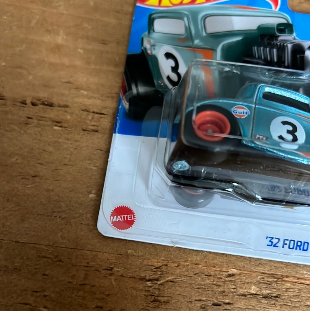 Hot Wheels Super Treasure Hunt 32 Ford Gulf Short Card