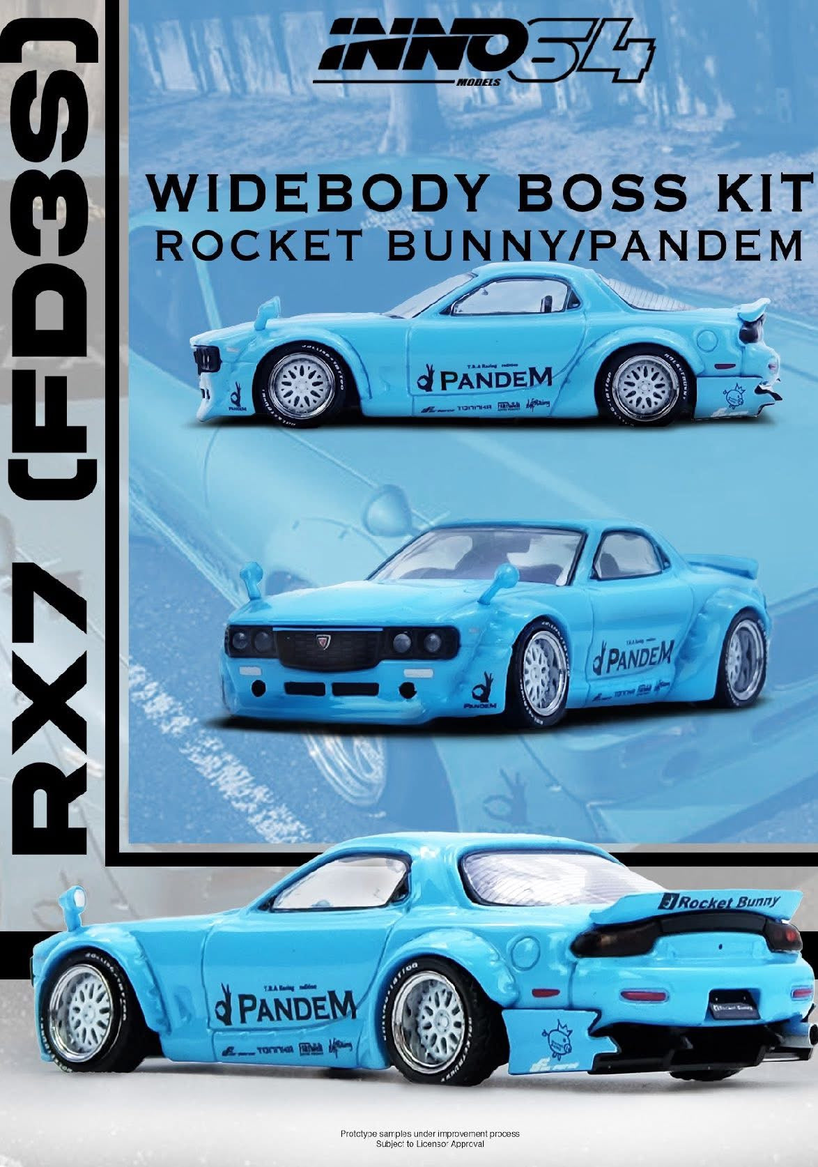 Inno64 Mazda RX7 FD3S Pandem Rocket Bunny