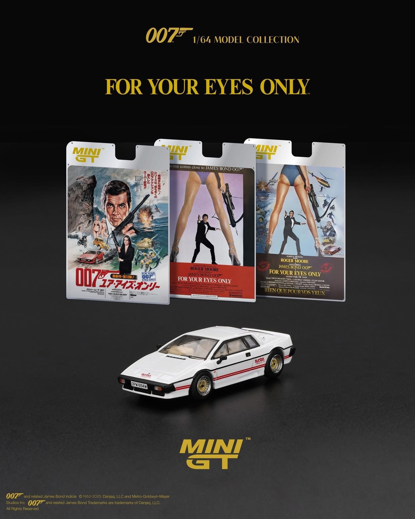 Mini GT James Bond 007 For Your Eyes Only Lotus Espirit Turbo #907