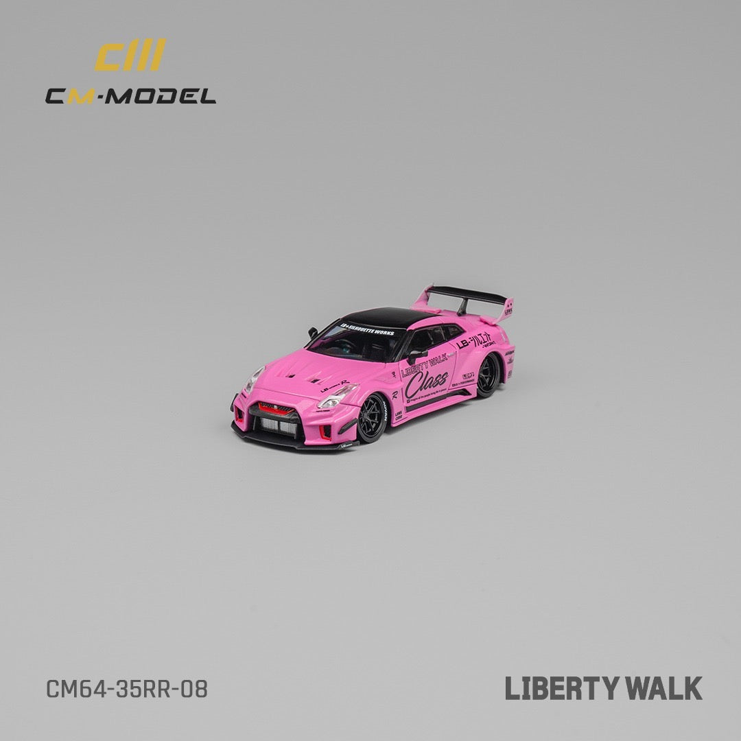 CM Model Nissan GTR R35 Liberty Walk LB Silhouette Pink