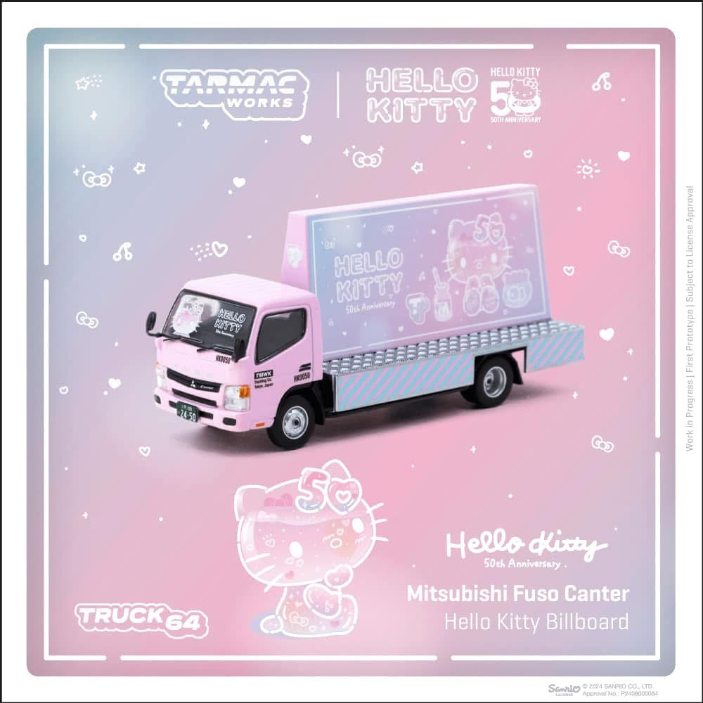 Tarmac Works Mitsubishi Fuso Canter Hello Kitty