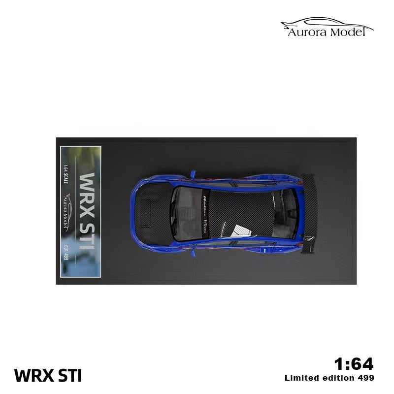 Aurora Model Subaru Impreza WRX STI Blue