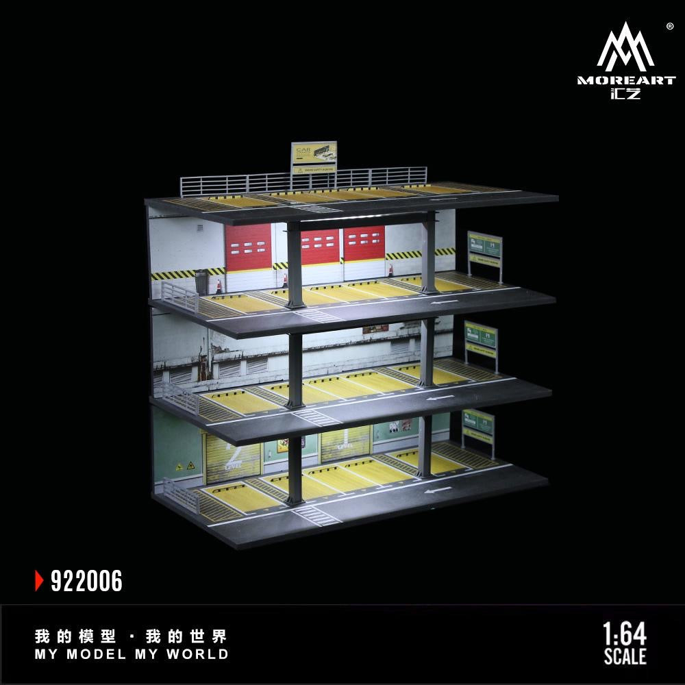More Art Diorama American Steel Frame Garage