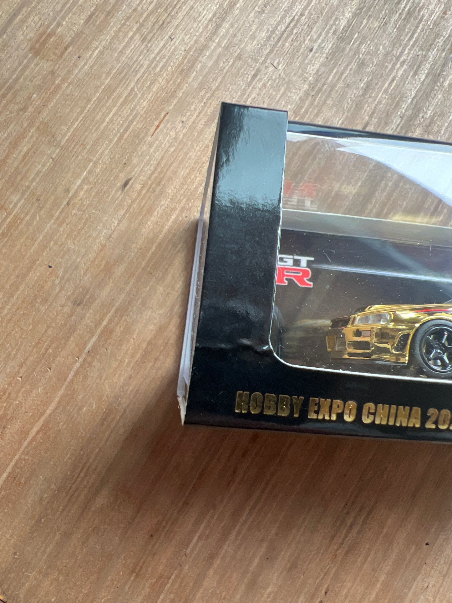 Inno64 Nissan Skyline R34 GTR Gold Chrome Hobby Expo China 2023 Event Edition