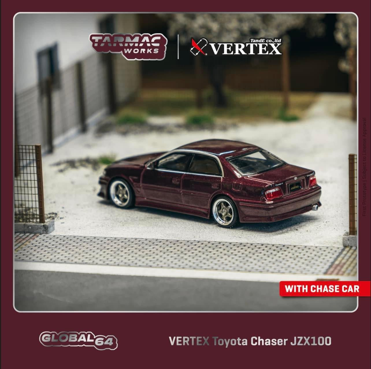 Tarmac Works Vertex Toyota Chaser JZX100 Purple