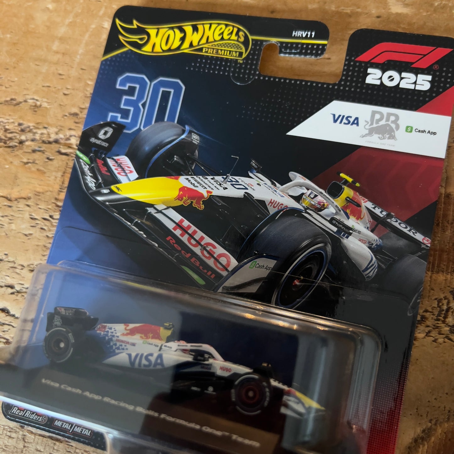Hot Wheels Premium Formula 1 Visa Cash App Red Bull #30 Liam Lawson