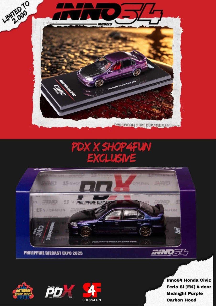 Inno64 PDX Event Exclusive Honda Civic Ferio Si Ek