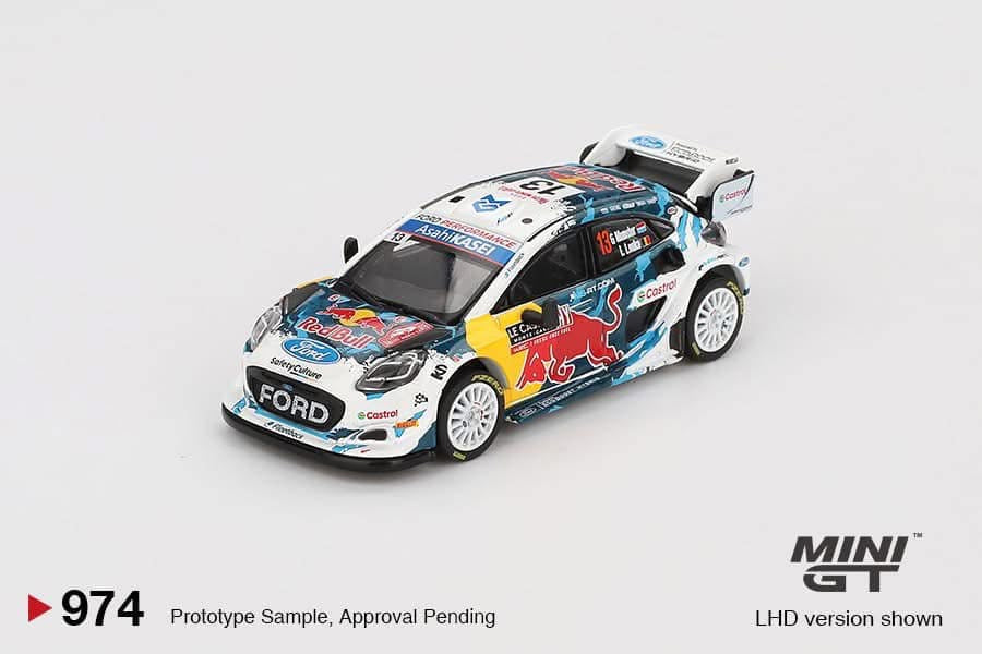 Mini GT Ford Puma Rally1 2024 Rally Monte Carlo M-Sport WRT #974