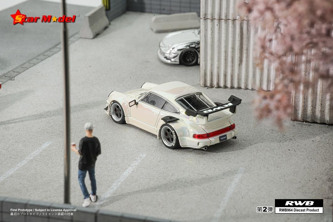 Star Model Porsche 993 RWB Pearl White